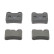Kit de plaquettes de frein, frein à disque PREMIER ECO FRICTION FDB586 Ferodo, Vignette 3