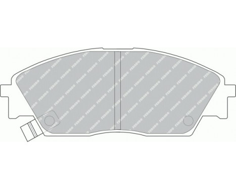 Kit de plaquettes de frein, frein à disque PREMIER ECO FRICTION FDB598 Ferodo, Image 2