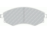 Kit de plaquettes de frein, frein à disque PREMIER ECO FRICTION FDB600 Ferodo