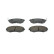 Kit de plaquettes de frein, frein à disque PREMIER ECO FRICTION FDB600 Ferodo, Vignette 2