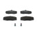 Kit de plaquettes de frein, frein à disque PREMIER ECO FRICTION FDB610 Ferodo, Vignette 3