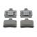 Kit de plaquettes de frein, frein à disque PREMIER ECO FRICTION FDB615 Ferodo, Vignette 2