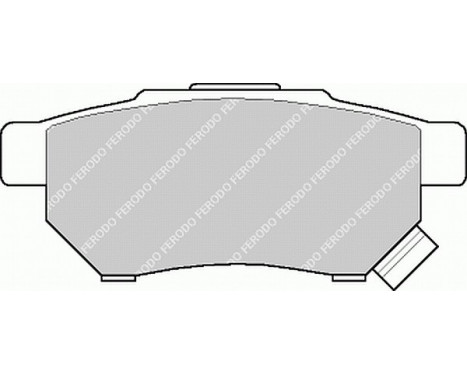 Kit de plaquettes de frein, frein à disque PREMIER ECO FRICTION FDB621 Ferodo, Image 2