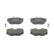 Kit de plaquettes de frein, frein à disque PREMIER ECO FRICTION FDB622 Ferodo, Vignette 2