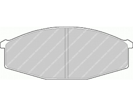 Kit de plaquettes de frein, frein à disque PREMIER ECO FRICTION FDB643 Ferodo, Image 2