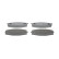 Kit de plaquettes de frein, frein à disque PREMIER ECO FRICTION FDB643 Ferodo, Vignette 3