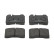 Kit de plaquettes de frein, frein à disque PREMIER ECO FRICTION FDB646 Ferodo, Vignette 3