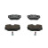 Kit de plaquettes de frein, frein à disque PREMIER ECO FRICTION FDB660 Ferodo, Vignette 3
