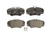 Kit de plaquettes de frein, frein à disque PREMIER ECO FRICTION FDB686 Ferodo