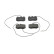 Kit de plaquettes de frein, frein à disque PREMIER ECO FRICTION FDB687 Ferodo, Vignette 3