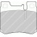 Kit de plaquettes de frein, frein à disque PREMIER ECO FRICTION FDB693 Ferodo, Vignette 2