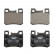 Kit de plaquettes de frein, frein à disque PREMIER ECO FRICTION FDB693 Ferodo