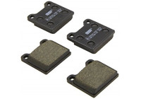 Kit de plaquettes de frein, frein à disque PREMIER ECO FRICTION FDB704 Ferodo