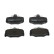 Kit de plaquettes de frein, frein à disque PREMIER ECO FRICTION FDB707 Ferodo, Vignette 2