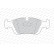 Kit de plaquettes de frein, frein à disque PREMIER ECO FRICTION FDB725 Ferodo, Vignette 3