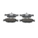 Kit de plaquettes de frein, frein à disque PREMIER ECO FRICTION FDB732 Ferodo, Vignette 3