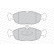 Kit de plaquettes de frein, frein à disque PREMIER ECO FRICTION FDB732 Ferodo, Vignette 4