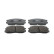 Kit de plaquettes de frein, frein à disque PREMIER ECO FRICTION FDB759 Ferodo, Vignette 3