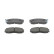 Kit de plaquettes de frein, frein à disque PREMIER ECO FRICTION FDB764 Ferodo, Vignette 2