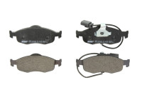 Kit de plaquettes de frein, frein à disque PREMIER ECO FRICTION FDB766 Ferodo