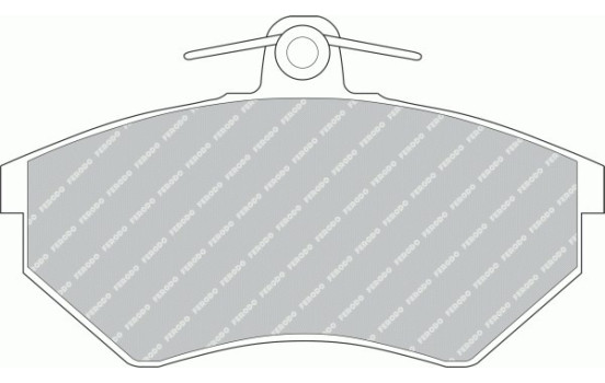 Kit de plaquettes de frein, frein à disque PREMIER ECO FRICTION FDB774 Ferodo, Image 2