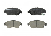 Kit de plaquettes de frein, frein à disque PREMIER ECO FRICTION FDB776 Ferodo