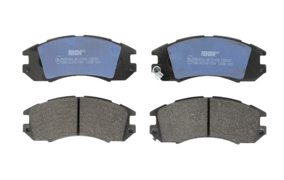 Kit de plaquettes de frein, frein à disque PREMIER ECO FRICTION FDB789 Ferodo