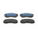 Kit de plaquettes de frein, frein à disque PREMIER ECO FRICTION FDB789 Ferodo, Vignette 2
