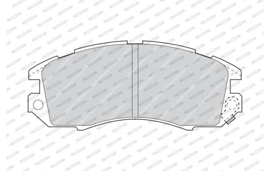 Kit de plaquettes de frein, frein à disque PREMIER ECO FRICTION FDB789 Ferodo, Image 3