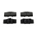 Kit de plaquettes de frein, frein à disque PREMIER ECO FRICTION FDB797 Ferodo, Vignette 3