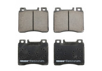 Kit de plaquettes de frein, frein à disque PREMIER ECO FRICTION FDB800 Ferodo