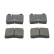 Kit de plaquettes de frein, frein à disque PREMIER ECO FRICTION FDB800 Ferodo, Vignette 3