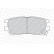 Kit de plaquettes de frein, frein à disque PREMIER ECO FRICTION FDB804 Ferodo, Vignette 4
