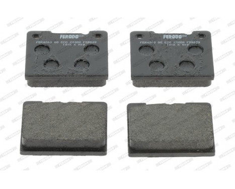 Kit de plaquettes de frein, frein à disque PREMIER ECO FRICTION FDB809M Ferodo, Image 2