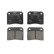 Kit de plaquettes de frein, frein à disque PREMIER ECO FRICTION FDB815 Ferodo