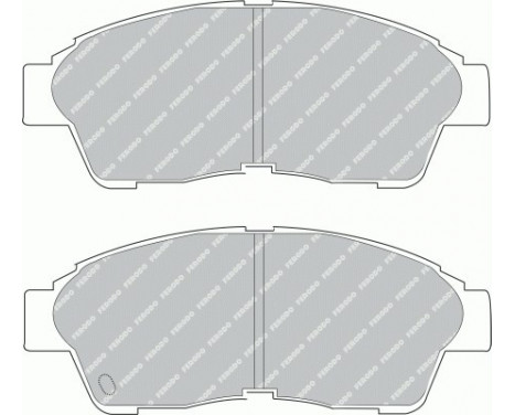 Kit de plaquettes de frein, frein à disque PREMIER ECO FRICTION FDB867 Ferodo, Image 2