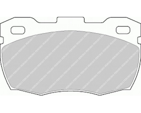 Kit de plaquettes de frein, frein à disque PREMIER ECO FRICTION FDB871 Ferodo, Image 2