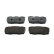 Kit de plaquettes de frein, frein à disque PREMIER ECO FRICTION FDB871 Ferodo, Vignette 3