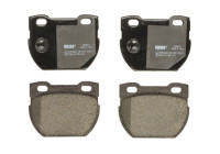 Kit de plaquettes de frein, frein à disque PREMIER ECO FRICTION FDB872 Ferodo