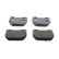Kit de plaquettes de frein, frein à disque PREMIER ECO FRICTION FDB872 Ferodo, Vignette 2
