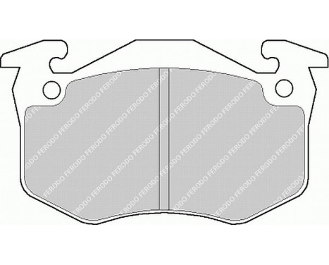 Kit de plaquettes de frein, frein à disque PREMIER ECO FRICTION FDB881 Ferodo, Image 2