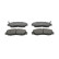 Kit de plaquettes de frein, frein à disque PREMIER ECO FRICTION FDB905 Ferodo, Vignette 3