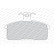 Kit de plaquettes de frein, frein à disque PREMIER ECO FRICTION FDB906 Ferodo, Vignette 4