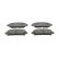 Kit de plaquettes de frein, frein à disque PREMIER ECO FRICTION FDB928 Ferodo, Vignette 3