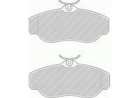 Kit de plaquettes de frein, frein à disque PREMIER ECO FRICTION FDB980 Ferodo
