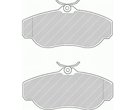 Kit de plaquettes de frein, frein à disque PREMIER ECO FRICTION FDB980 Ferodo, Image 2