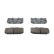 Kit de plaquettes de frein, frein à disque PREMIER ECO FRICTION FDB986 Ferodo, Vignette 2