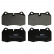 Kit de plaquettes de frein, frein à disque PREMIER ECO FRICTION FDB998 Ferodo