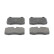Kit de plaquettes de frein, frein à disque PREMIER ECO FRICTION FDB998 Ferodo, Vignette 3