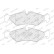 Kit de plaquettes de frein, frein à disque PREMIER ECO FRICTION FVR1039 Ferodo, Vignette 4